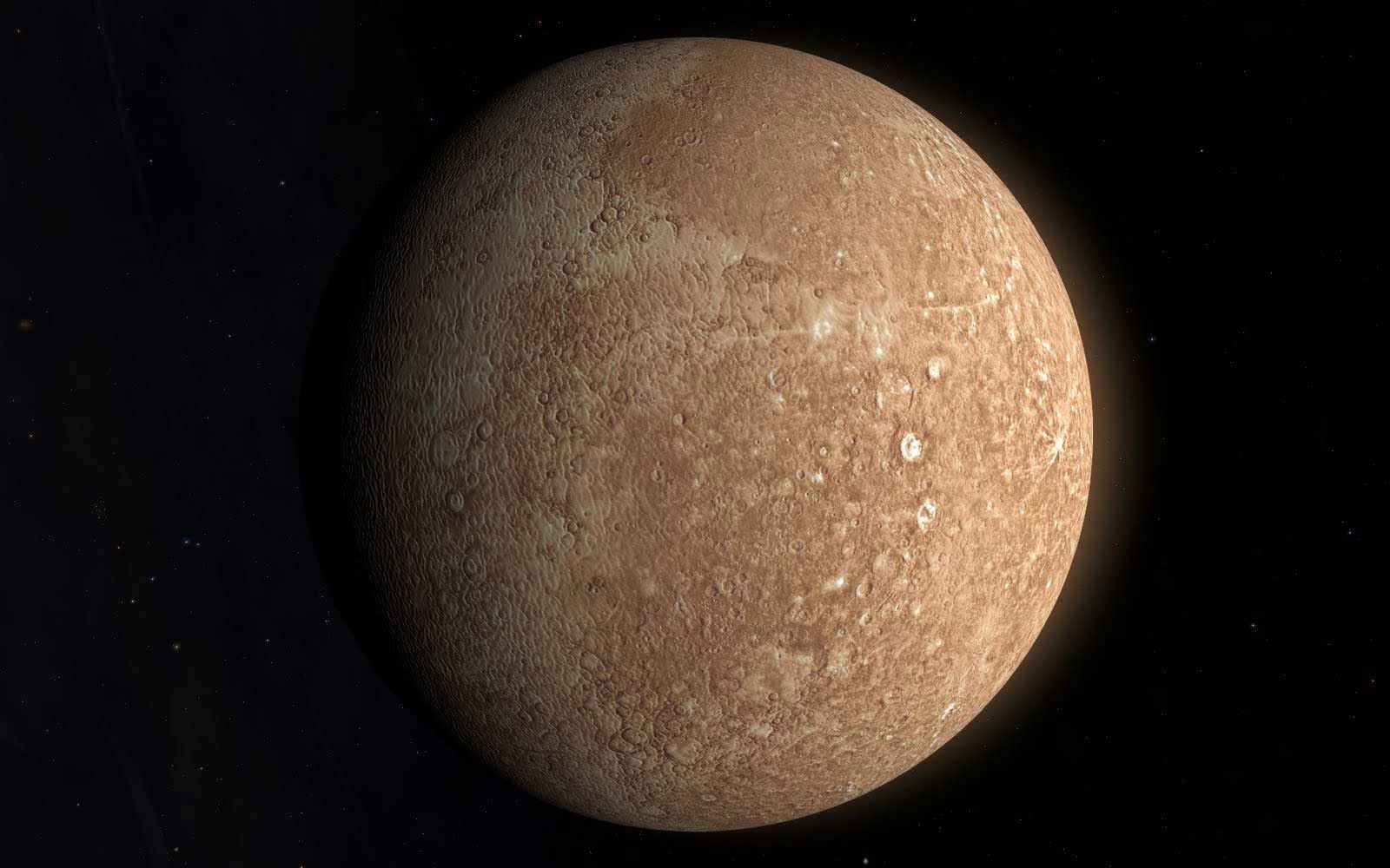 Pianeta Mercurio nel Sistema Solare